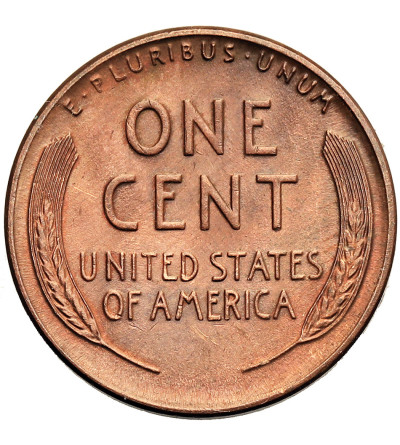 USA. Lincoln Cent 1945 D, Denver, "Wheat Ears Reverse"