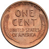 USA. Lincoln Cent 1945 D, Denver, "Wheat Ears Reverse"