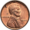 USA. Lincoln Cent 1946, Philadelphia, "Wheat Ears Reverse"
