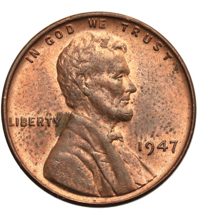 USA. Lincoln Cent 1947, Filadelfia, "Wheat Ears Reverse"