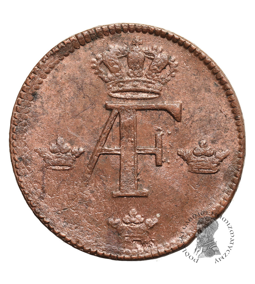Szwecja, Adolf Fryderyk (1751-1771). 1 Öre 1760 SM (Silvermynt)