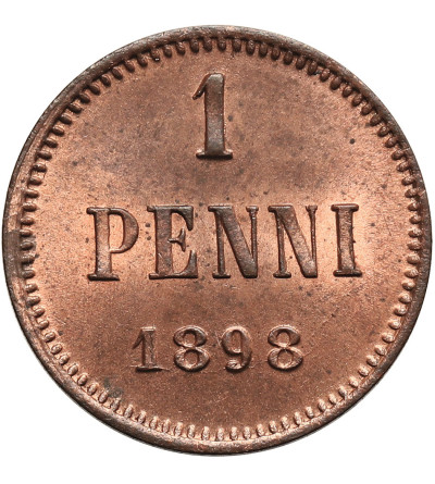 Finland (Russian occupation). 1 Pennia 1898, Nicholas II 1894-1917