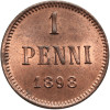 Finland (Russian occupation). 1 Pennia 1898, Nicholas II 1894-1917