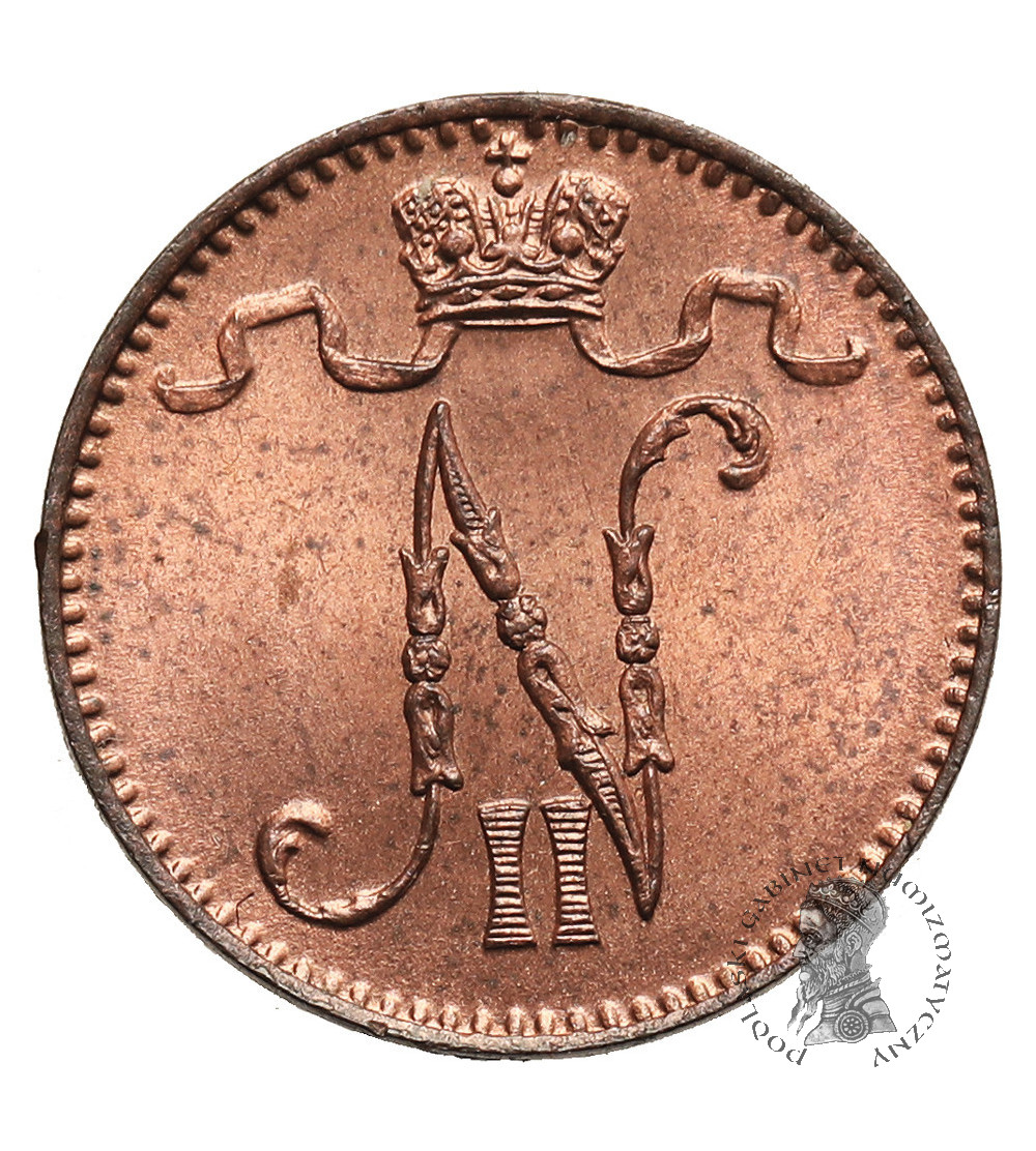 Finland (Russian occupation). 1 Pennia 1899, Nicholas II 1894-1917
