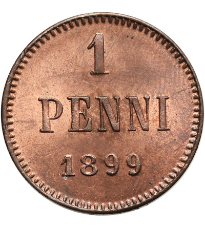 Finland (Russian occupation). 1 Pennia 1899, Nicholas II 1894-1917