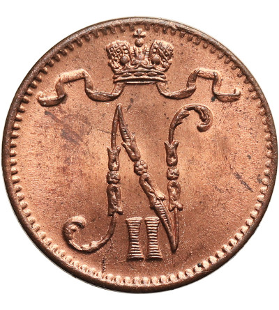 Finlandia (okupacja rosyjska). 1 Pennia 1901, Mikołaj II 1894-1917