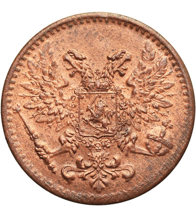 Finland (Civil war). 1 Penni 1917, Eagle without crown (Kerenski Issue)