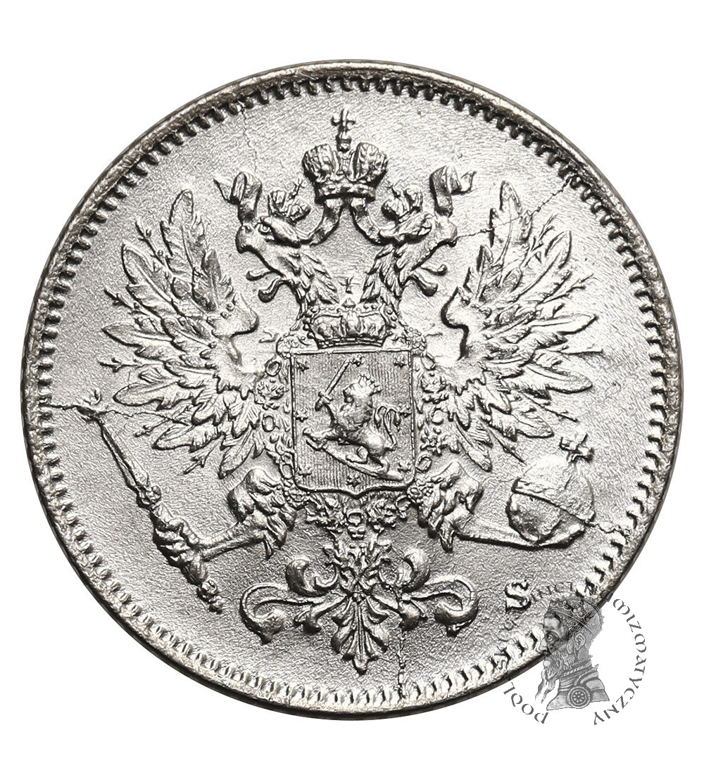 Finlandia, (okupacja rosyjska). 25 Pennia 1916 S, Mikołaj II 1894-1917