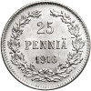 Finlandia, (okupacja rosyjska). 25 Pennia 1916 S, Mikołaj II 1894-1917