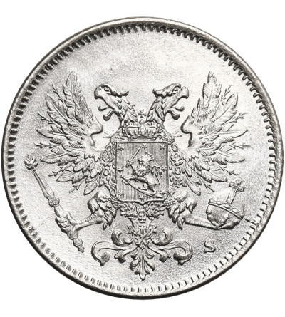 Finlandia, (wojna domowa). 25 Pennia 1917, orzeł bez korony (emisja Kiereńskiego)