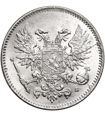 Finlandia, (wojna domowa). 50 Pennia 1917, orzeł bez korony (emisja Kiereńskiego)