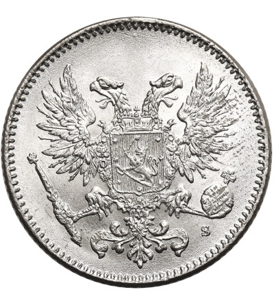 Finland, (Civil war). 50 Pennia 1917, Eagle without crown (Kerenski Issue)