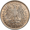 Polska, PRL (1952-1989). 10 złotych 1964, Kazimierz Wielki - napis wypukły
