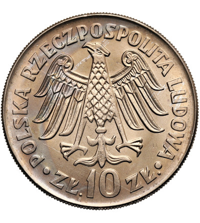 Poland, PRL (1952-1989). 10 Zlotys 1964, Kazimierz Wielki (Casimir the Great)- legends raised