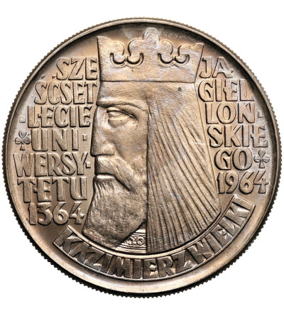 Poland, PRL (1952-1989). 10 Zlotys 1964, Kazimierz Wielki (Casimir the Great)- legends raised