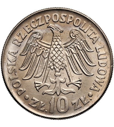 Poland, PRL (1952-1989). 10 Zlotys 1964, Kazimierz Wielki (Casimir the Great)- legends raised