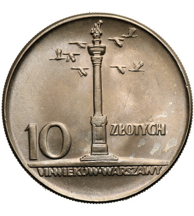 Polska, PRL (1952-1989). 10 złotych 1965, Kolumna Zygmunta (duża)