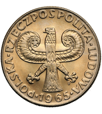 Polska, PRL (1952-1989). 10 złotych 1965, Kolumna Zygmunta (duża)