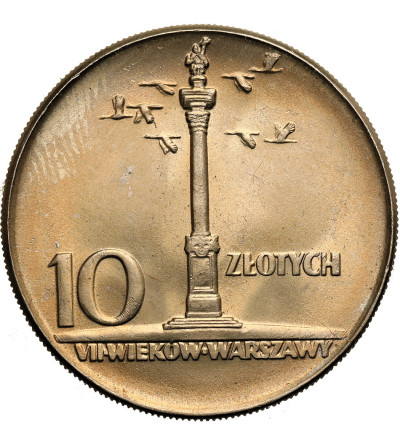 Polska, PRL (1952-1989). 10 złotych 1965, Kolumna Zygmunta (duża)