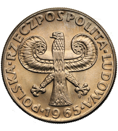 Polska, PRL (1952-1989). 10 złotych 1965, Kolumna Zygmunta (duża)
