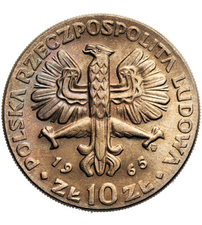 Polska, PRL (1952-1989). 10 złotych 1965, Nike