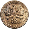 Poland, PRL (1952-1989). 10 Zlotys 1965, Nike