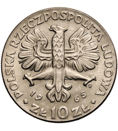Polska, PRL (1952-1989). 10 złotych 1965, Nike