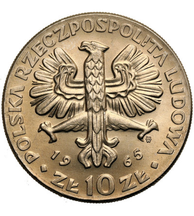 Polska, PRL (1952-1989). 10 złotych 1965, Nike