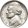 USA. 5 Cents 1943 P, “Jefferson Wartime Nickel”, Philadelphia