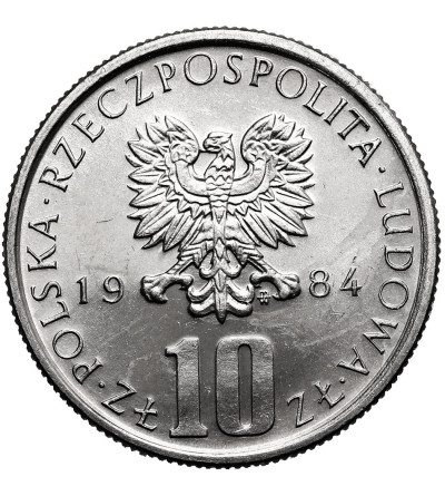 Polska, PRL (1952-1989). 10 złotych 1984, Bolesław Prus (1847-1912)