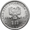 Polska, PRL (1952-1989). 10 złotych 1984, Bolesław Prus (1847-1912)