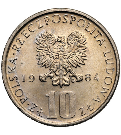 Polska, PRL (1952-1989). 10 złotych 1984, Bolesław Prus (1847-1912)