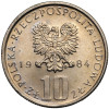Polska, PRL (1952-1989). 10 złotych 1984, Bolesław Prus (1847-1912)