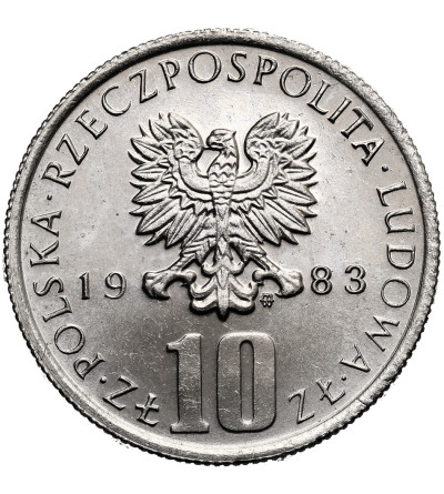 Poland, PRL (1952–1989). 10 Zlotys 1983, Bolesław Prus (1847–1912)