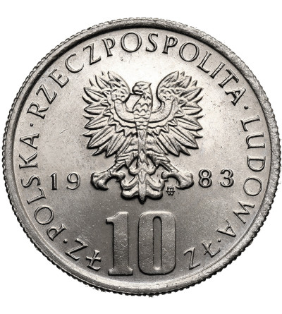 Poland, PRL (1952–1989). 10 Zlotys 1983, Bolesław Prus (1847–1912)