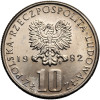 Polska, PRL (1952-1989). 10 złotych 1982, Bolesław Prus (1847-1912)