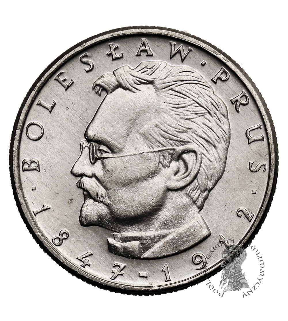 Polska, PRL (1952-1989). 10 złotych 1982, Bolesław Prus (1847-1912)