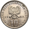 Poland, PRL (1952–1989). 10 Zlotys 1982, Bolesław Prus (1847–1912)