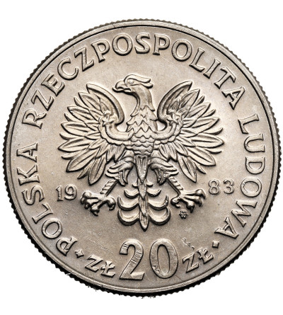 Polska, PRL (1952-1989). 20 złotych 1983, Marceli Nowotko (1893-1942)
