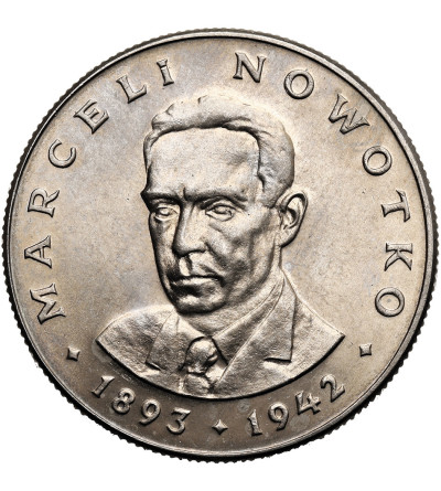 Poland, PRL (1952-1989). 20 Zlotys 1983, Marceli Nowotko (1893-1942)
