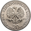 Poland, PRL (1952-1989). 20 Zlotys 1983, Marceli Nowotko (1893-1942)