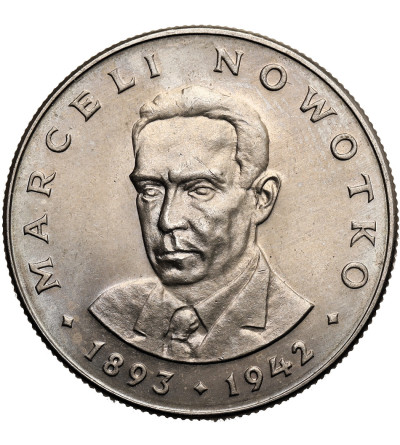 Poland, PRL (1952-1989). 20 Zlotys 1983, Marceli Nowotko (1893-1942)