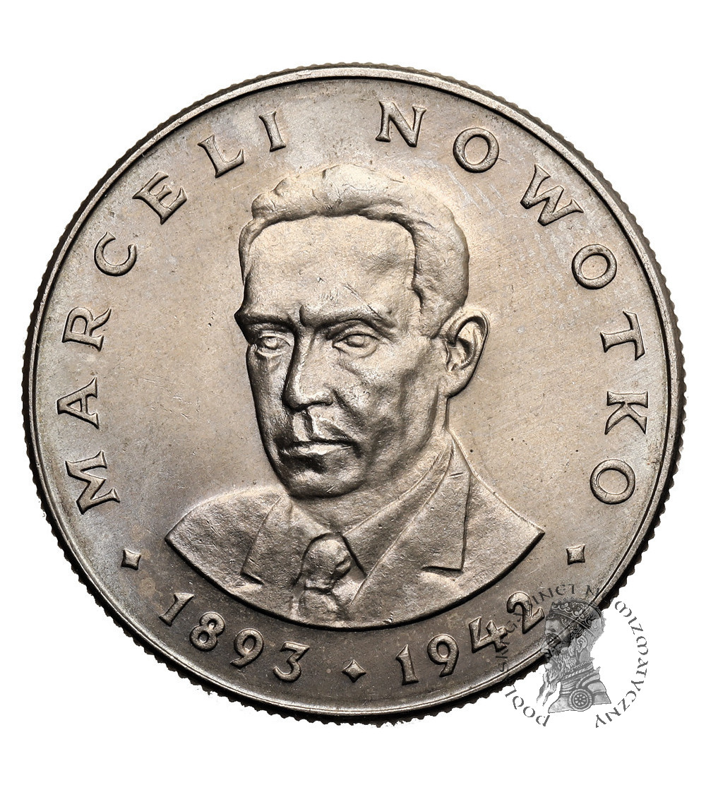 Poland, PRL (1952-1989). 20 Zlotys 1983, Marceli Nowotko (1893-1942)