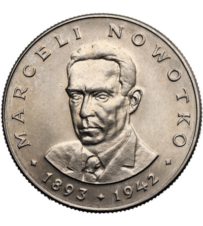 Poland, PRL (1952-1989). 20 Zlotys 1983, Marceli Nowotko (1893-1942)