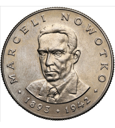 Poland, PRL (1952-1989). 20 Zlotys 1983, Marceli Nowotko (1893-1942)