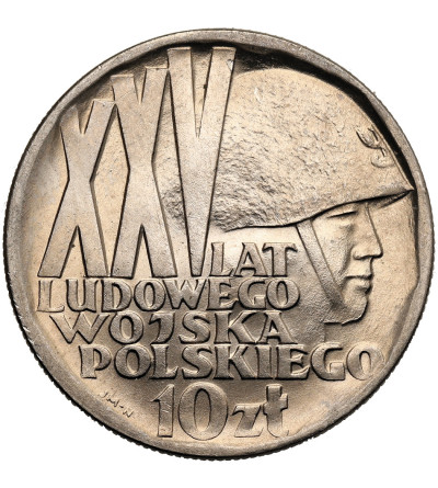 Poland, PRL (1952-1989). 10 Zlotys 1968, 25th Anniversary of Polish People's Army