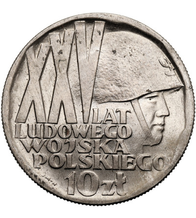 Poland, PRL (1952-1989). 10 Zlotys 1968, 25th Anniversary of Polish People's Army