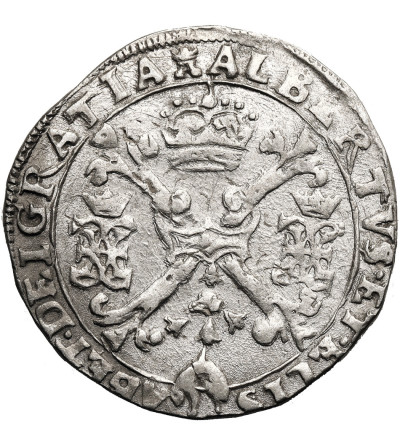 Niderlandy Hiszpańskie, Albert i Izabela 1598-1621. 1/4 talara (Patagona) bez daty, Tornai / Doornik