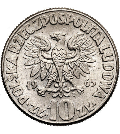 Polska, PRL (1952-1989). 10 złotych 1965, Mikołaj Kopernik