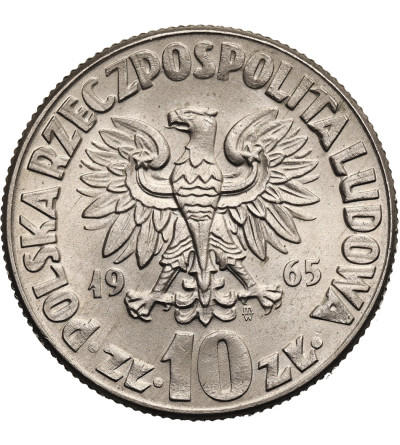 Poland, PRL (1952-1989). 10 Zlotys 1965, Mikołaj Kopernik